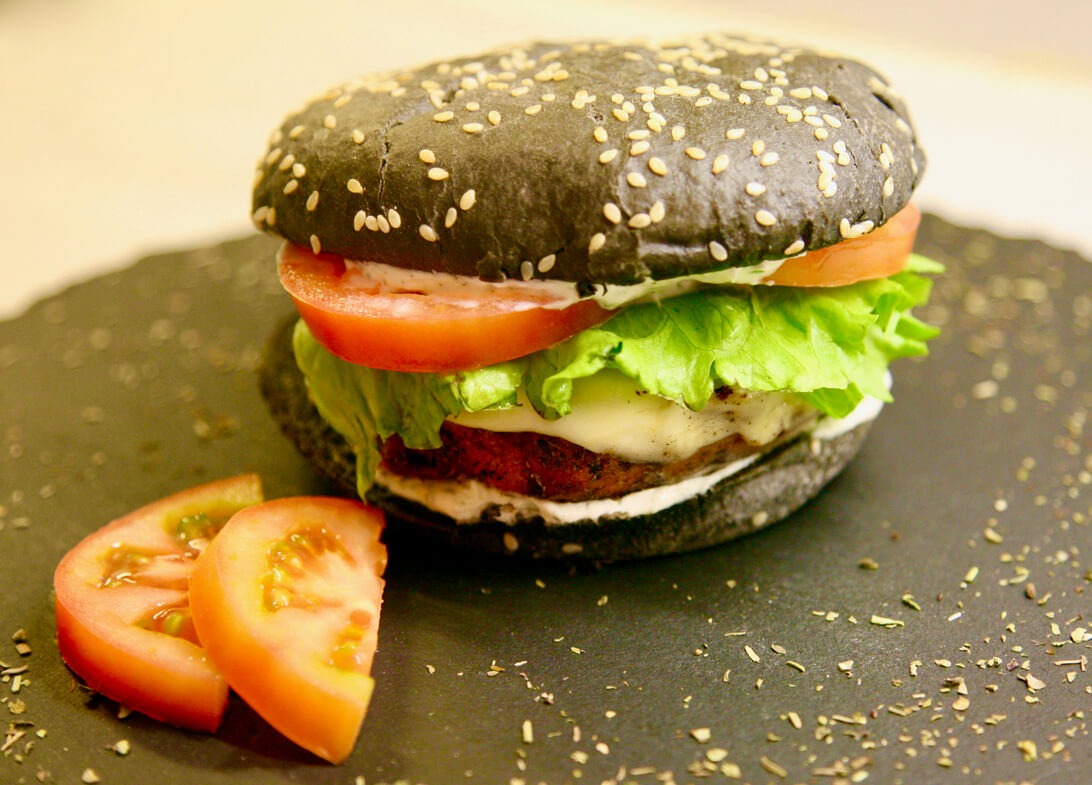 Veggie-Burger aus Kidneybohnen mit Marinade Kreta Mediterrano und Rub Hamburgo Ahoi - Elbgewürze